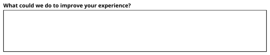 Long text question type