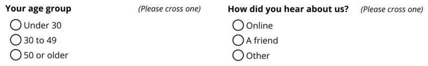 Multi column layout