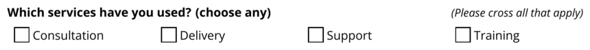 Multiple choice question type
