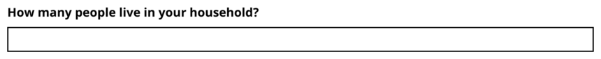 Number question type