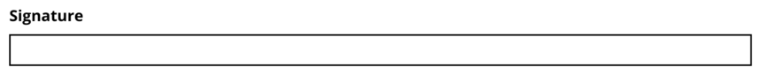 Signature question type